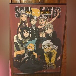 FUNIMATION ANIME “SOUL EATER” WALL SCROLL. Has the hooks to hang. EUC no flaws!